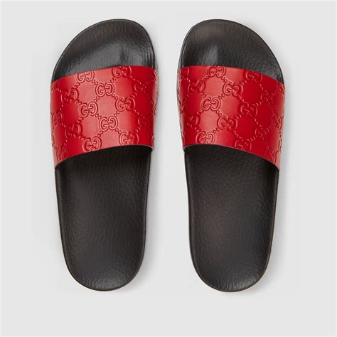 size 34 gucci slides|women Gucci slides size 11.